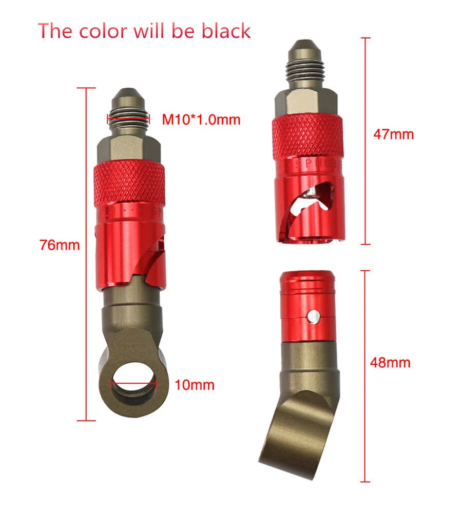 AN3 Quick Release Disconnect Dry Brake Line Coupling Fitting Connector -3AN 3 AN