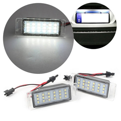 2Pcs License Plate Lamps for Chevrolet Cruze Camaro (Error Free, LED)