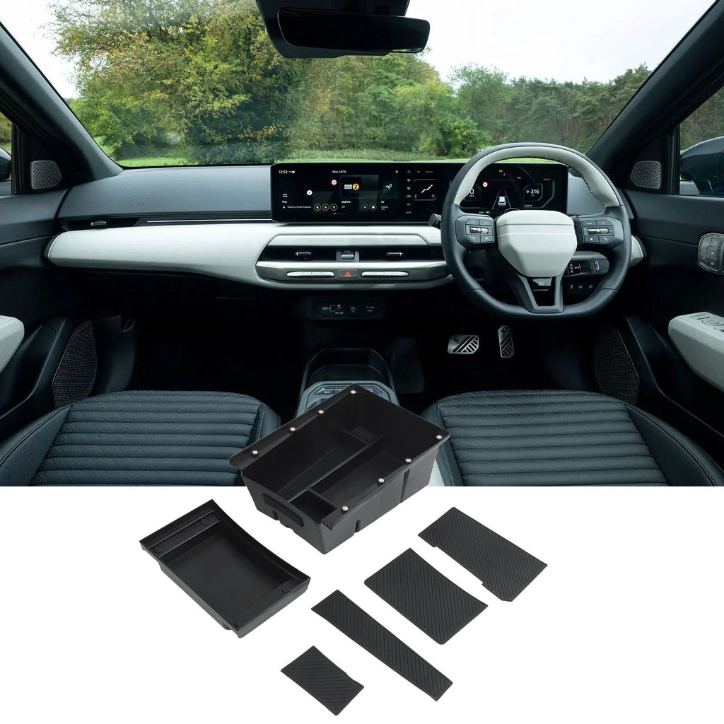 Lower Storage Box for Kia EV4 (2025–2025) ABS Material Center Console Armrest
