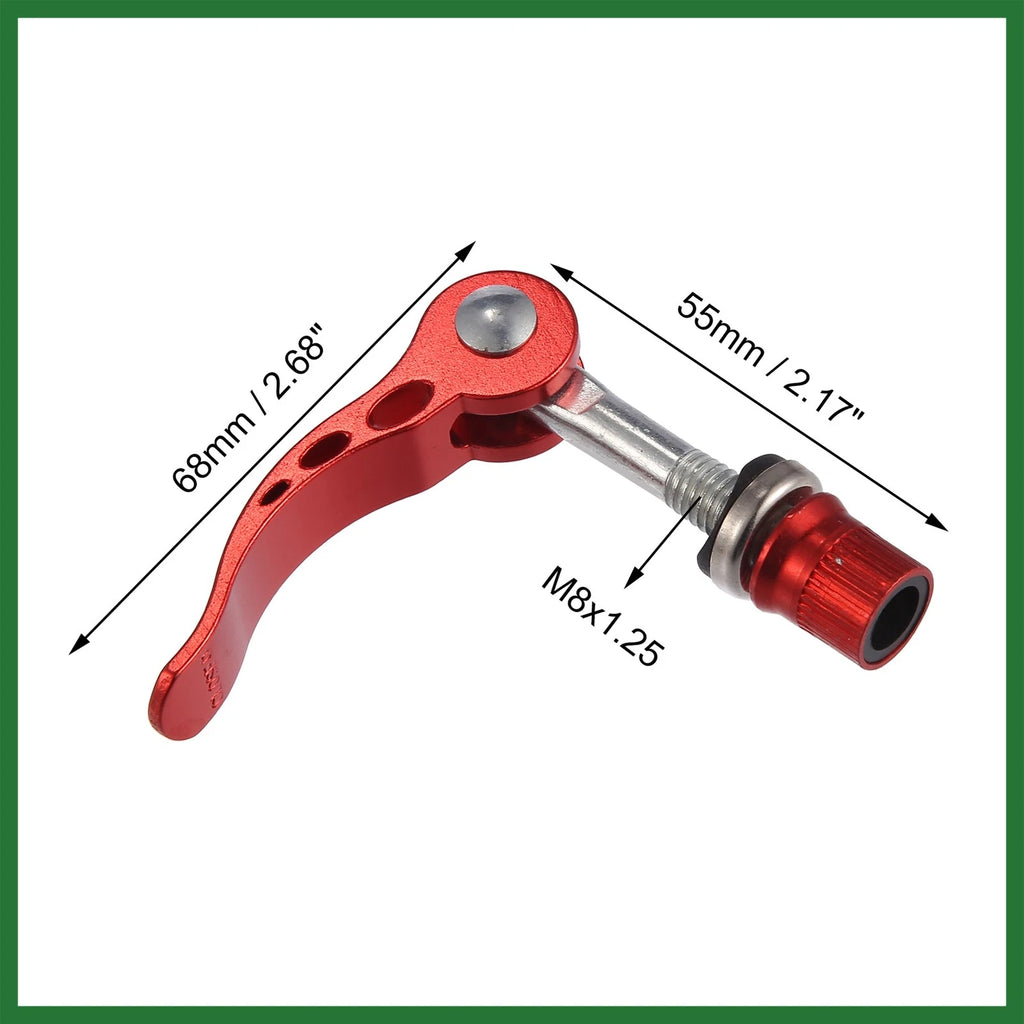 2pcs Seat Post Quick Release Pin Skewer Bolt Replacement for Bike (8mm)