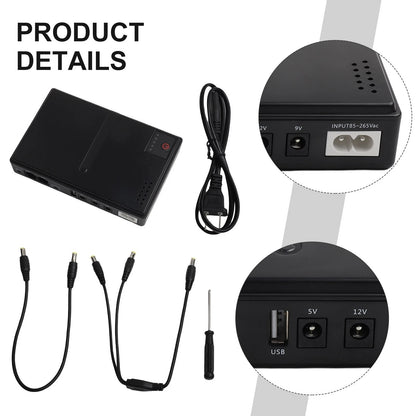Portable Uninterruptible Power Supply for Mobile Office Needs
