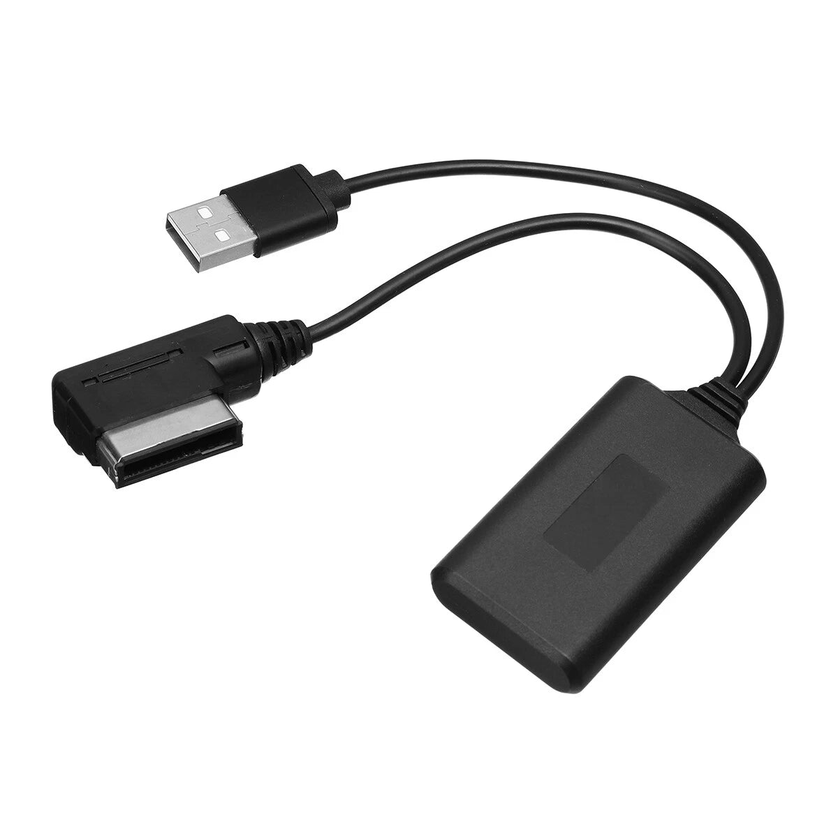 Set of 2 Wireless Bluetooth AUX Audio Cable Adapters for Audi Q7 A5 A6 (2006–2020)
