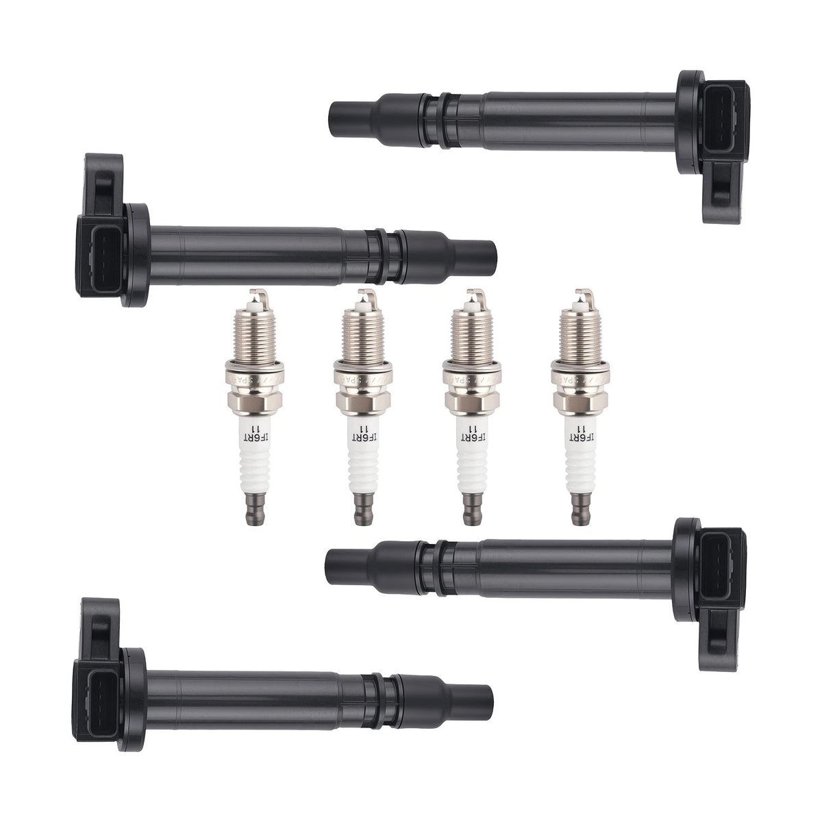 4X Ignition Coil & Iridium Spark Plug for Toyota Tacoma 2001–2004, 4Runner 2000