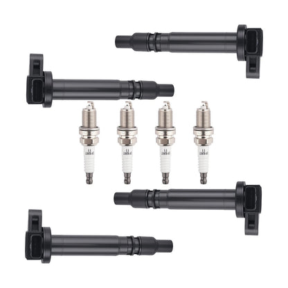4X Ignition Coil & Iridium Spark Plug for Toyota Tacoma 2001–2004, 4Runner 2000