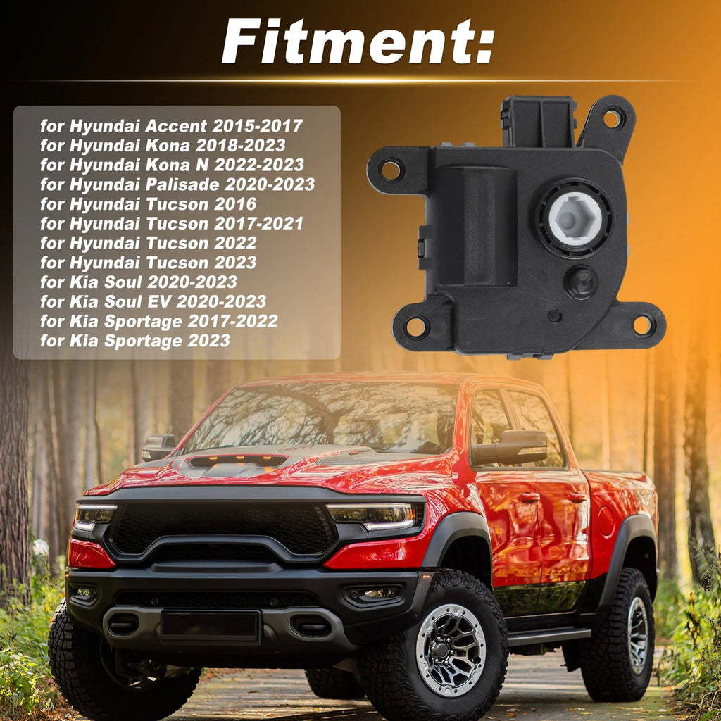 HVAC Heater Blend Door Actuator Replacement for Kia Soul (2020–2023)