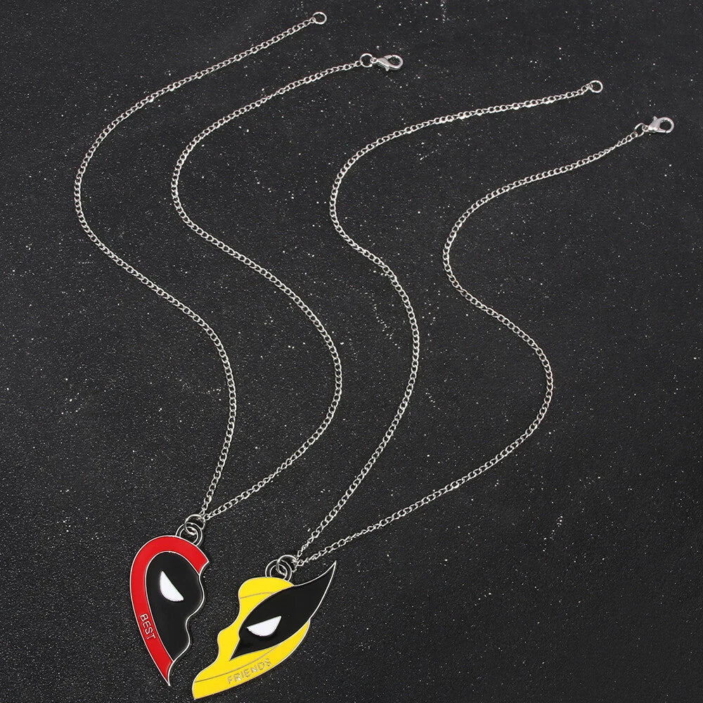 2X Deadpool Heroes Necklace for Boys and Girls