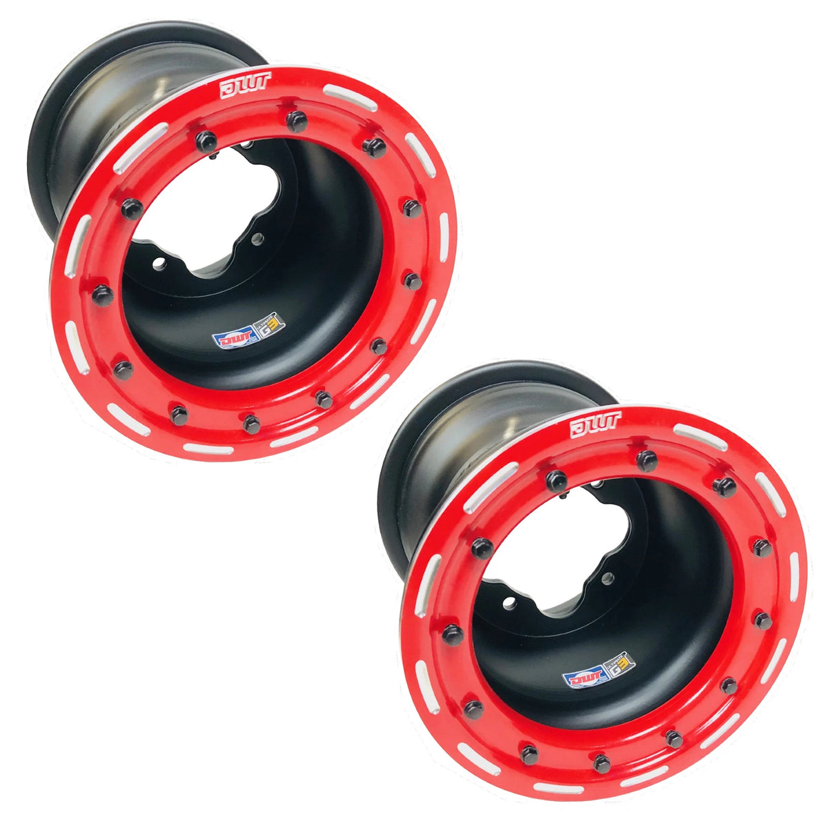 DWT G3 Rear Beadlock Wheels Rims 9" 9x8 4/115 for Yamaha Banshee Warrior (1987–2006)