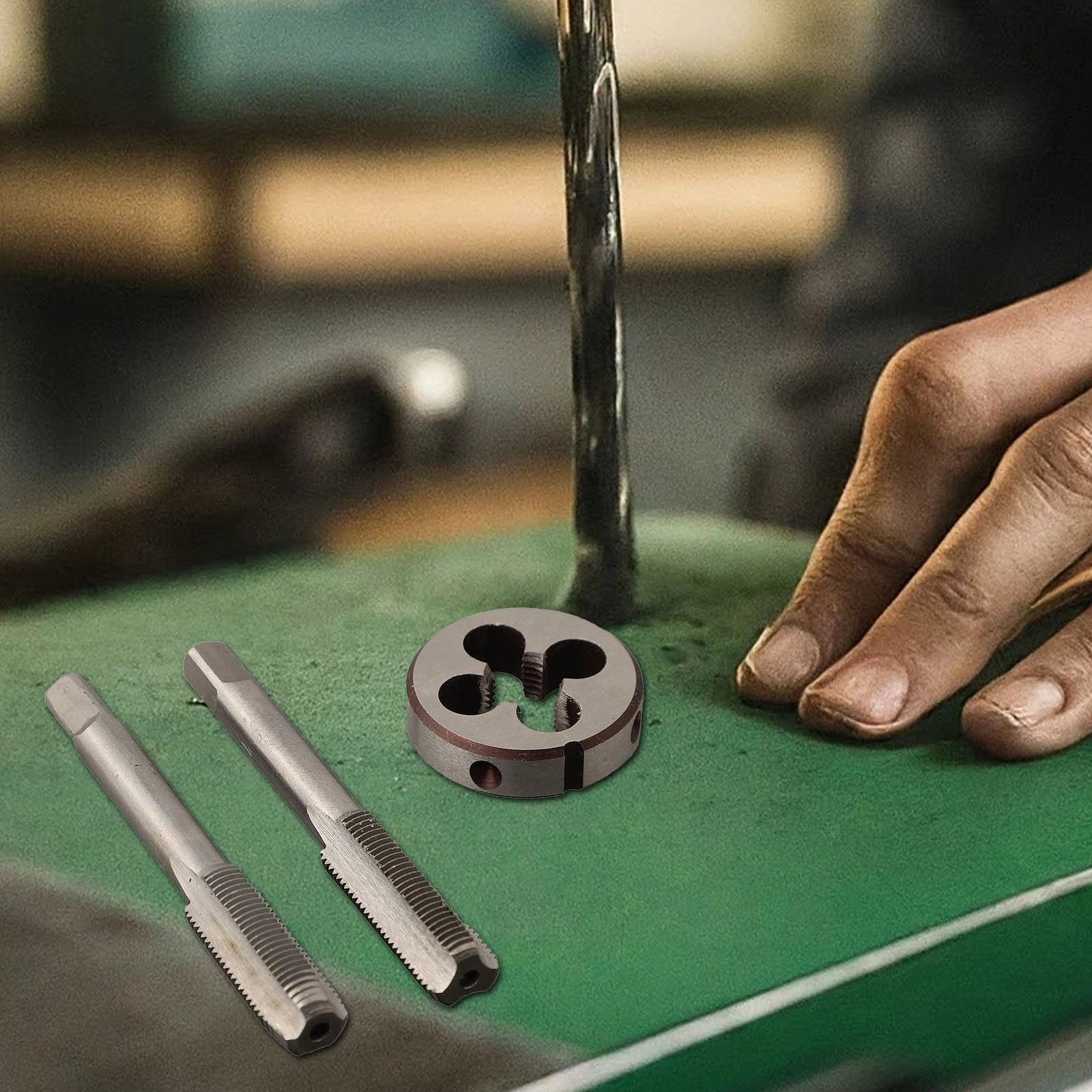 M10 x 1mm Tap & Die Set for Metric Threads (HSS)