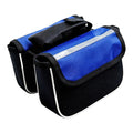 2X Waterproof Oxford Cloth Bicycle Front Strap Saddle Bag Phone Pouch