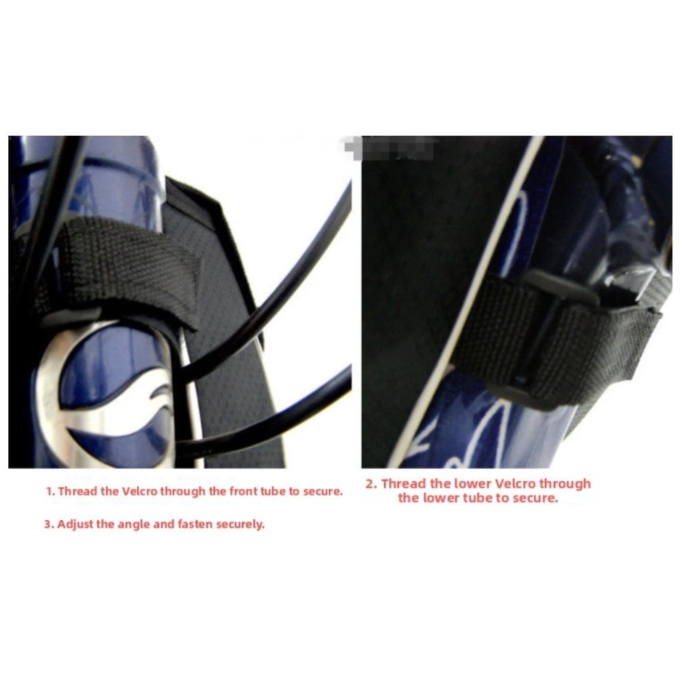 2X Waterproof Oxford Cloth Bicycle Front Strap Saddle Bag Phone Pouch