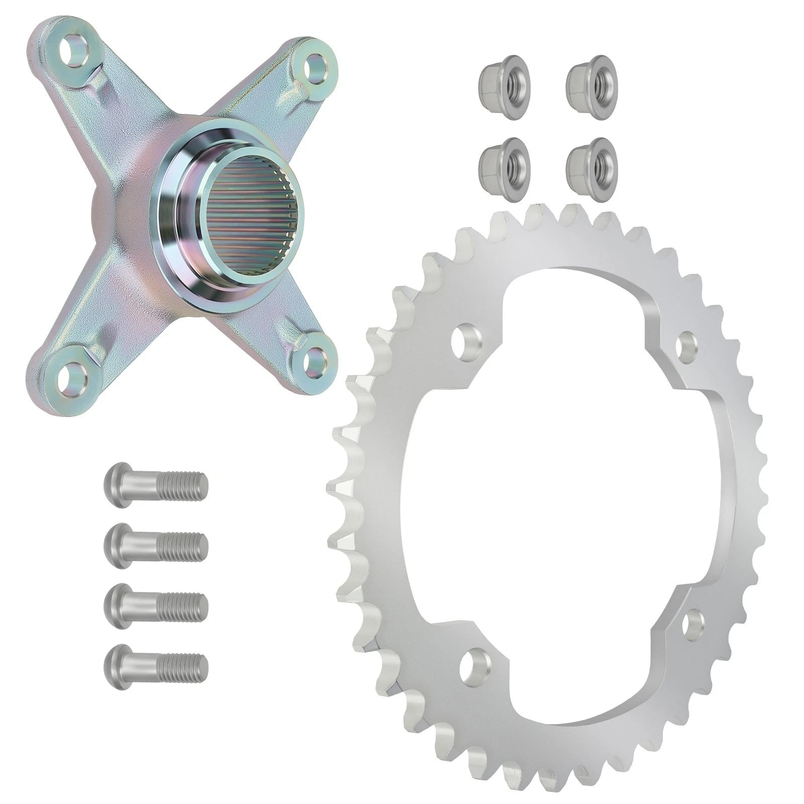 Rear Axle Sprocket & Hub Kit for Yamaha Raptor YFM250 (2008–2013), YFM350 (2004–2013)