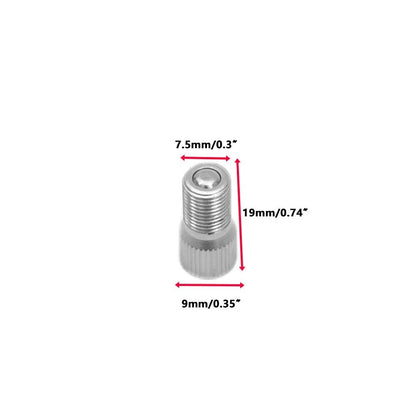 Chrome Valve Stem Caps for Car Truck Tyres (Universal Fit)