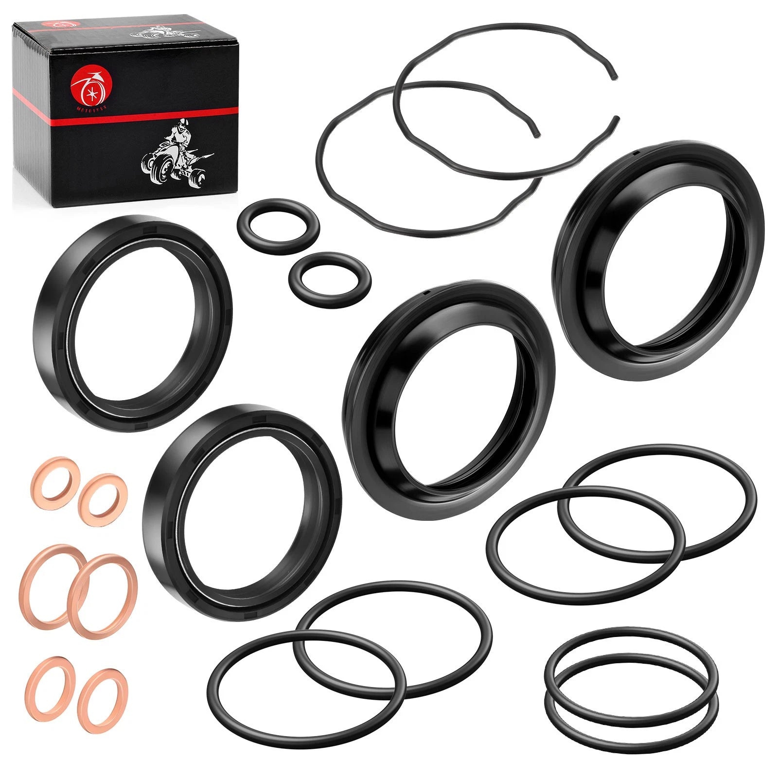 Front Fork Dust Oil Seals & O-Ring Kit for Suzuki GSXR600 GSXR750 (2004–2005)