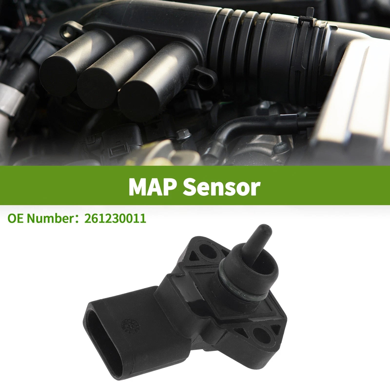 Manifold Absolute Pressure MAP Sensor OEM for Volkswagen Polo (1999–2001)