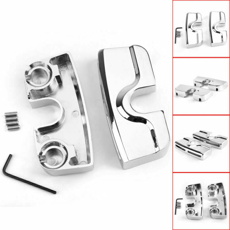 Chrome Spark Plug Head Bolt Cover for Harley Dyna Softail Twin Cam (1999–2017)