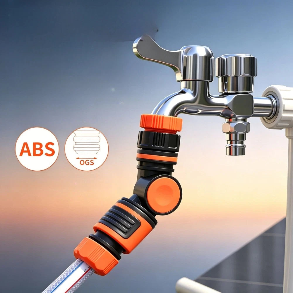 Adjustable Quick Connect Fitting for Water Taps and Washing Machine Inlets