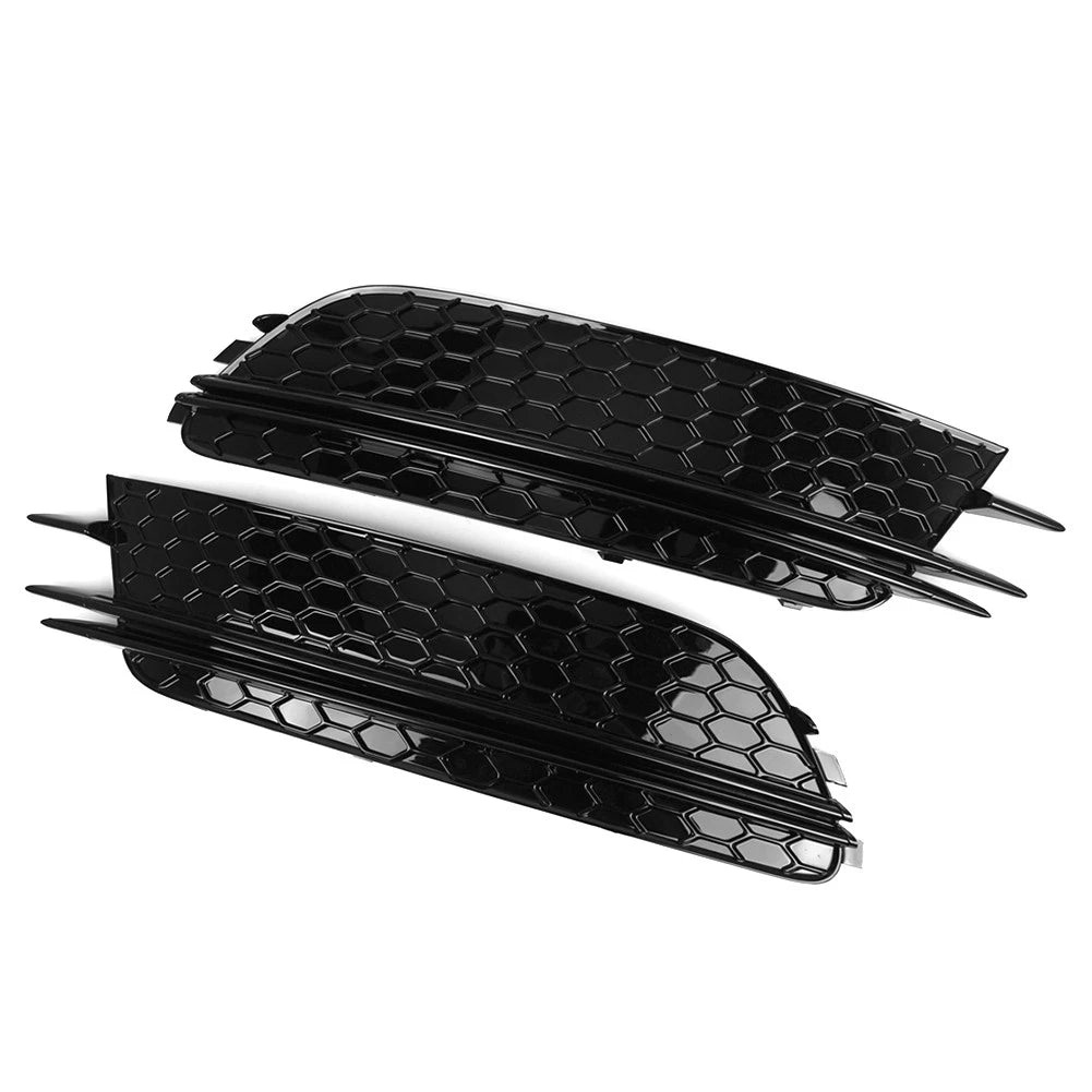 Honeycomb Front Bumper Fog Light Grille for Audi A6 C7 Sedan (2012–2015)