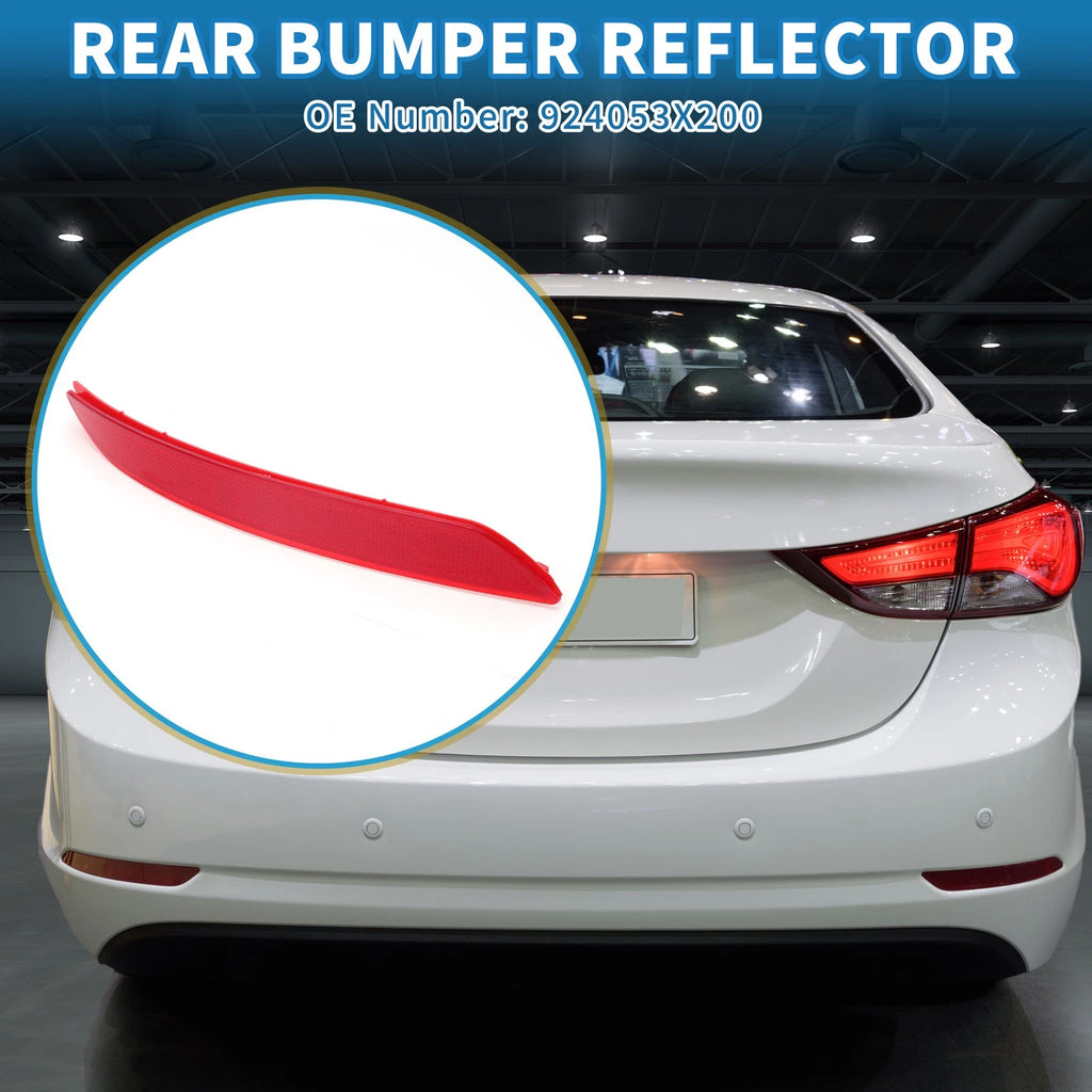 Car Rear Left Side Bumper Reflector Replacement for Hyundai Elantra (2014–2016)