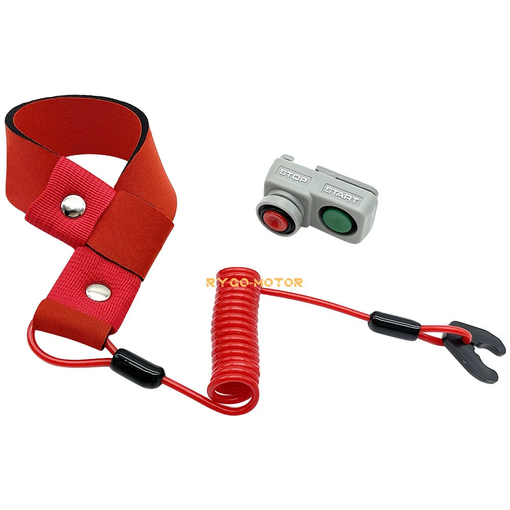 Safety Tether Lanyard Kill Switch for Kawasaki Jet Ski JS750 (1992–2002)