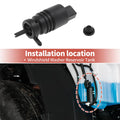 Windshield Washer Pump Replacement for Mitsubishi Lancer (2008–2017)