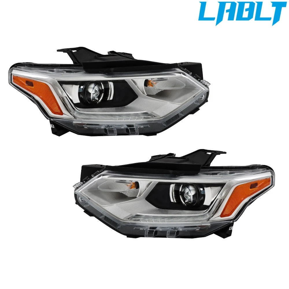 Set of 2 Headlight Assembly for Chevy Traverse (2018–2021)