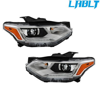 Set of 2 Headlight Assembly for Chevy Traverse (2018–2021)