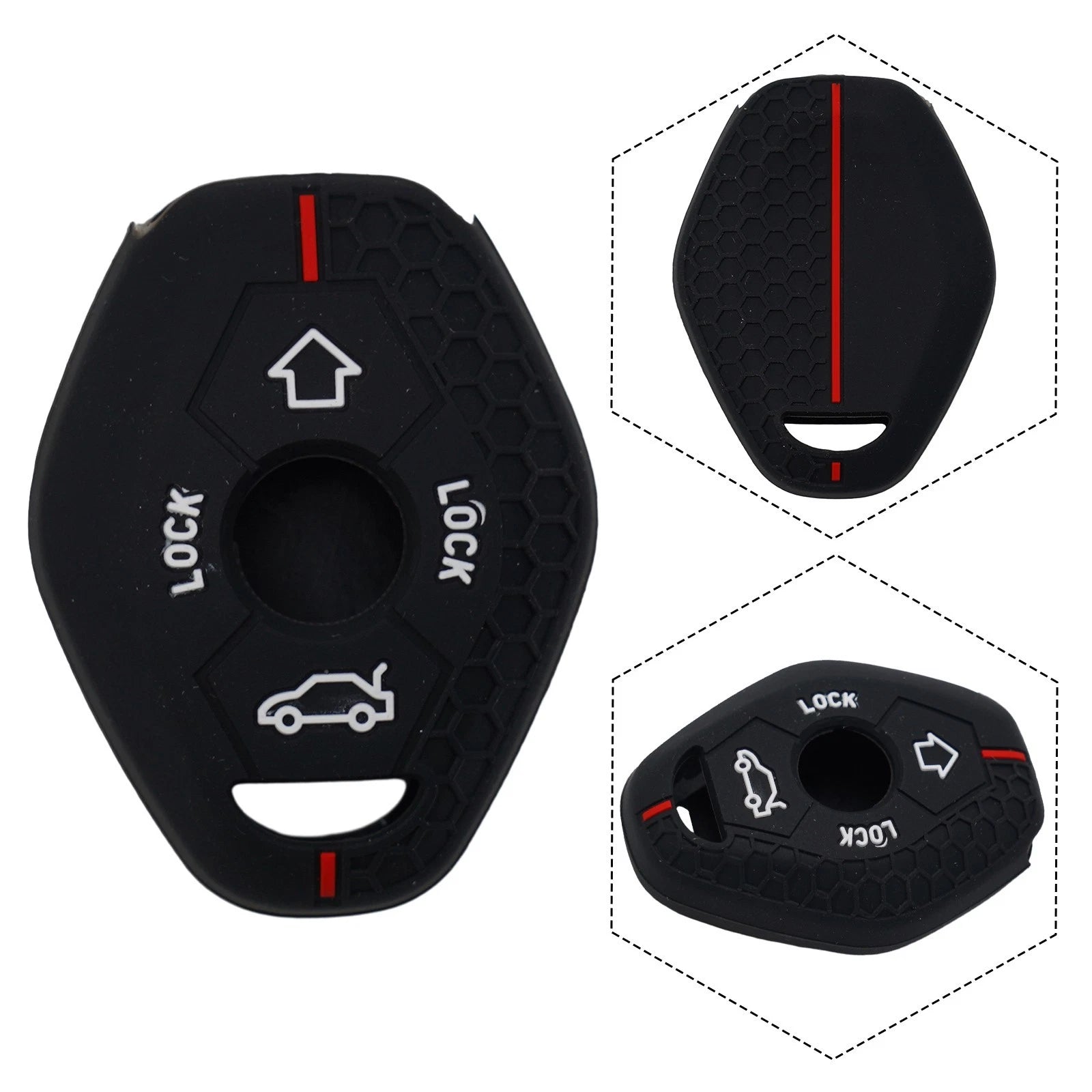 Black Key Case for BMW E46 E53 X3 E83 E39 3 5 7 Series Accessories
