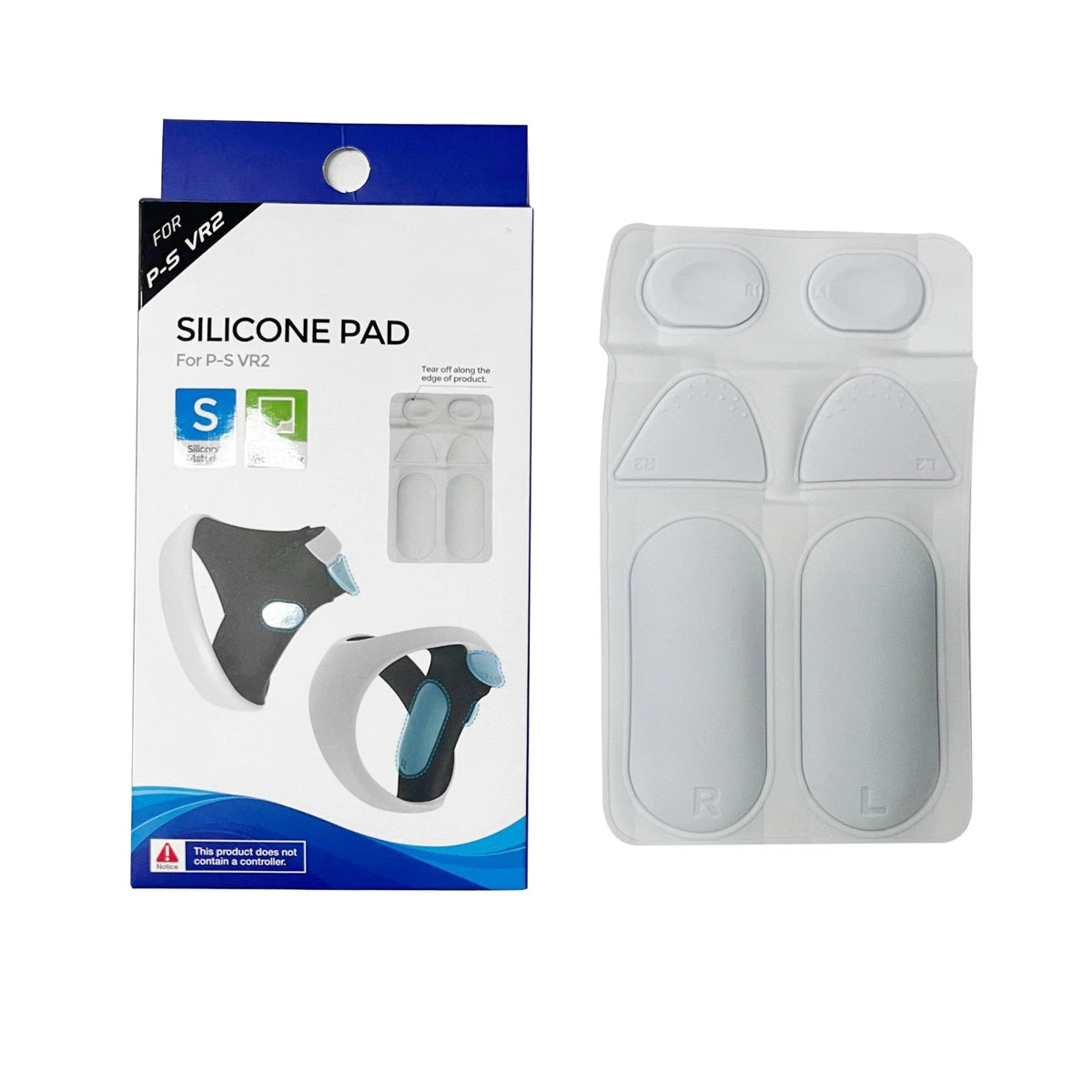 Set of 2 Non-Slip Silicone Grip Button Covers for PS VR2