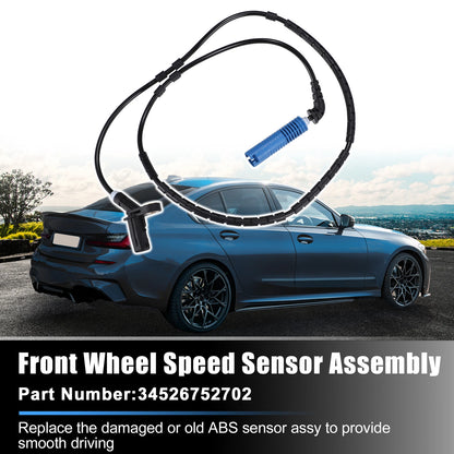 ABS Wheel Speed Sensor Set of 2 for BMW 330Ci (2001–2006)