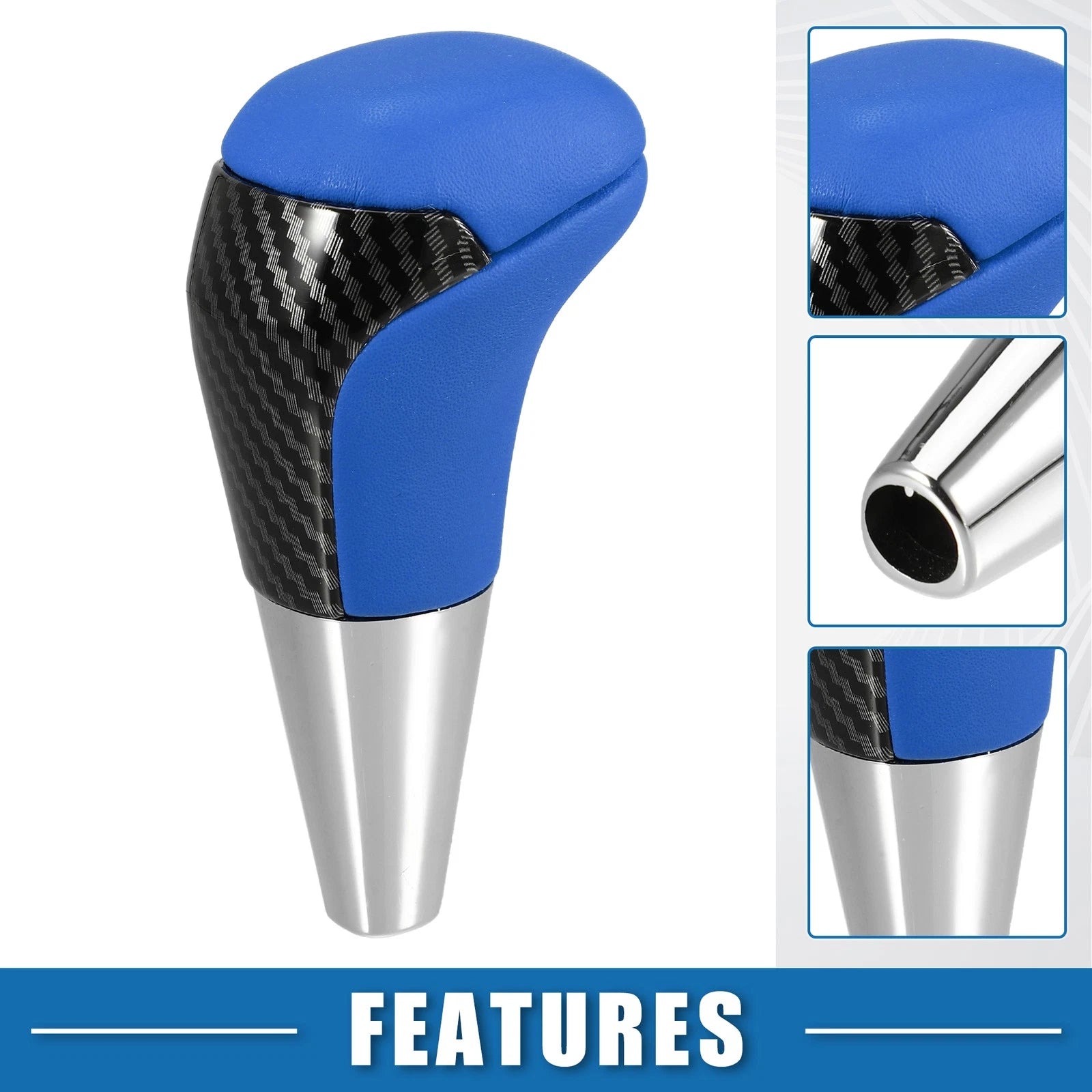 Gear Shift Knob Replacement Carbon Fiber Pattern for Toyota Unpunched (2014–2019)