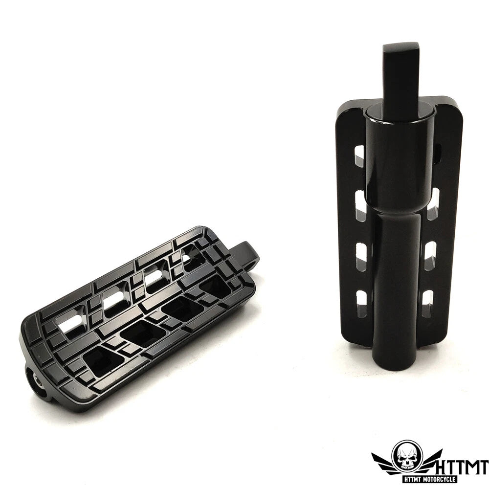Dominator Black Highway Footpegs for Harley Dyna FXD FXDL (1991–2016)
