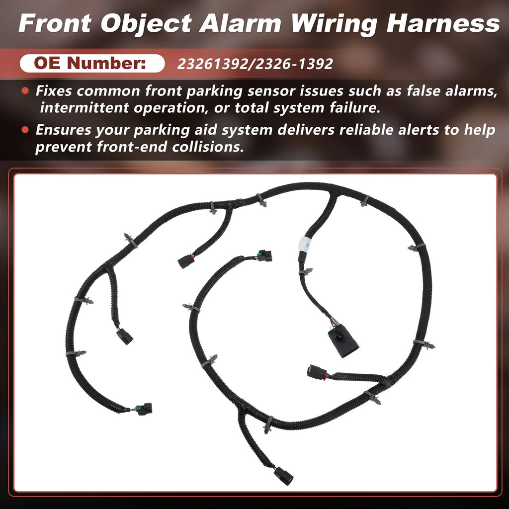 Front Object Sensor Wiring Harness for Chevy Silverado 2500HD 3500HD (2015–2019)