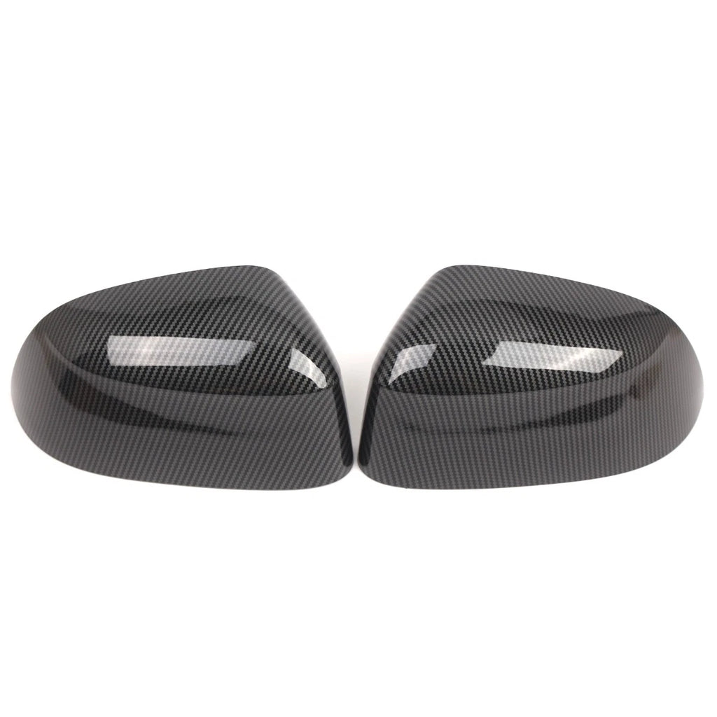 Set of 2 Carbon Fiber Style Side Wing Mirror Caps for BMW F15 X5 F16 X6 X3 X4