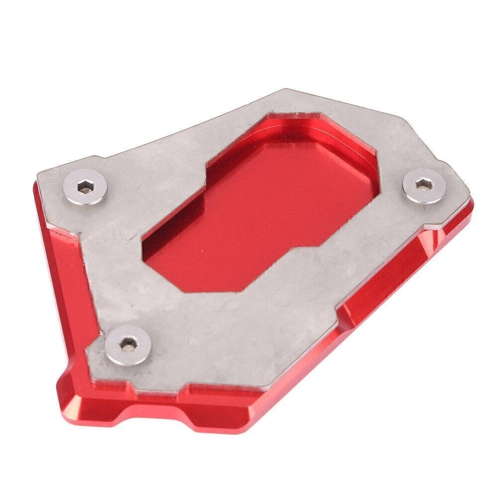 Side Stand Kickstand Plate Pad for BMW R1200GS LC (2013–2016) Red
