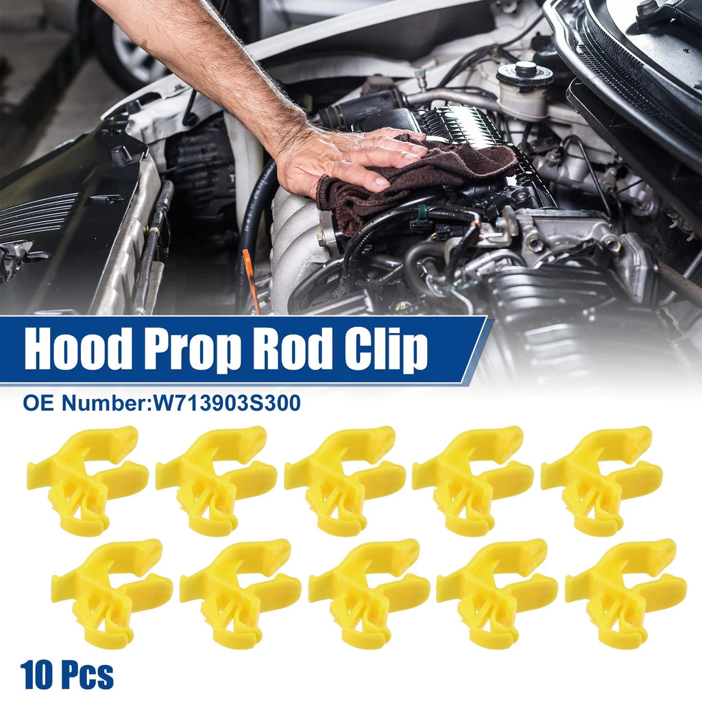 Hood Prop Rod Holder Clip Set for Ford Focus (2012–2018)