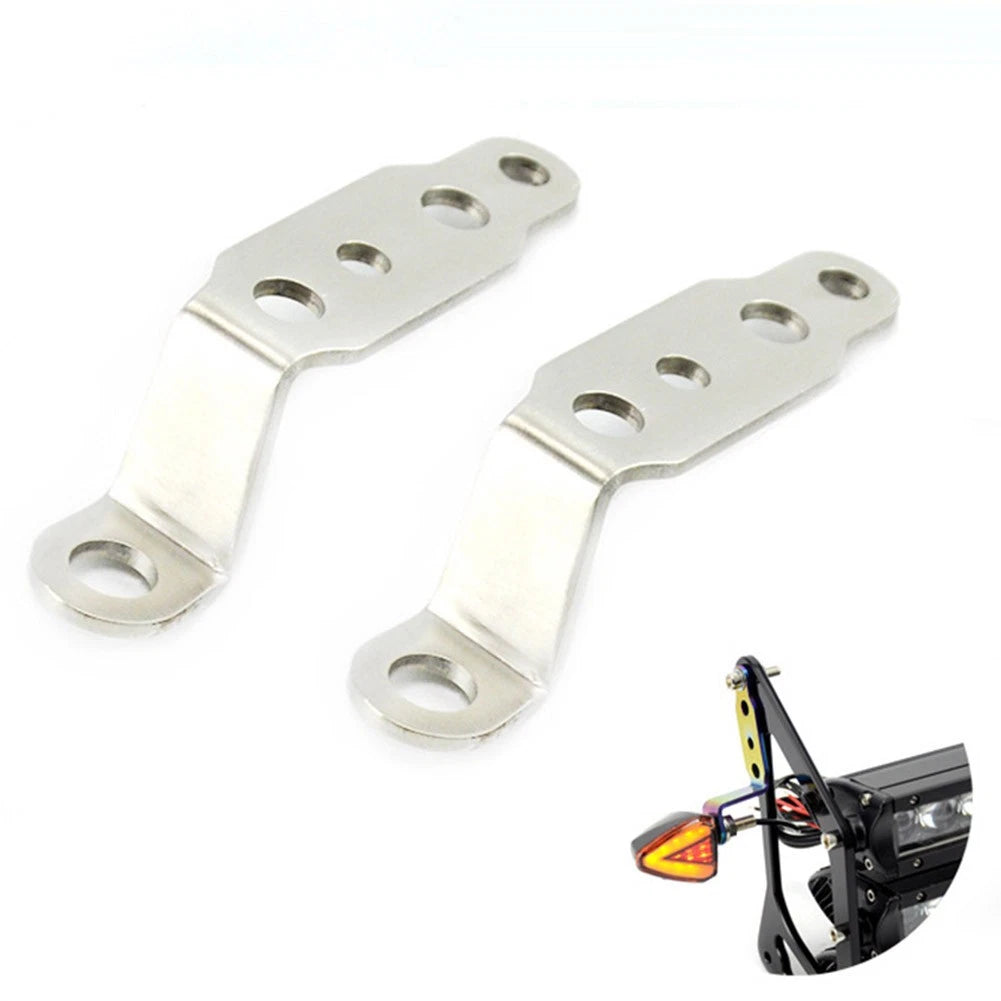 Motorcycle Lamp Holder Bracket for Versatile Models (304 Stainless Steel)