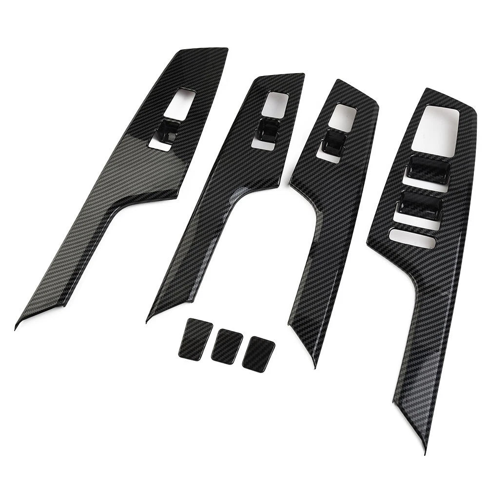 7Pcs Handle Bowl Cover Trim for ABS Interior Decoration