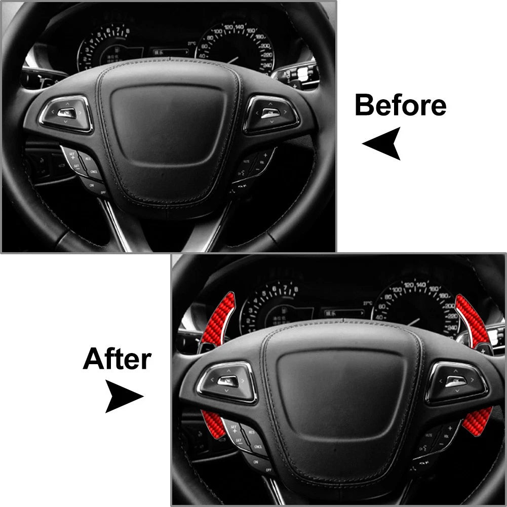 Steering Wheel Shift Paddle Extensions for Ford Fusion Mondeo (2013–2020)