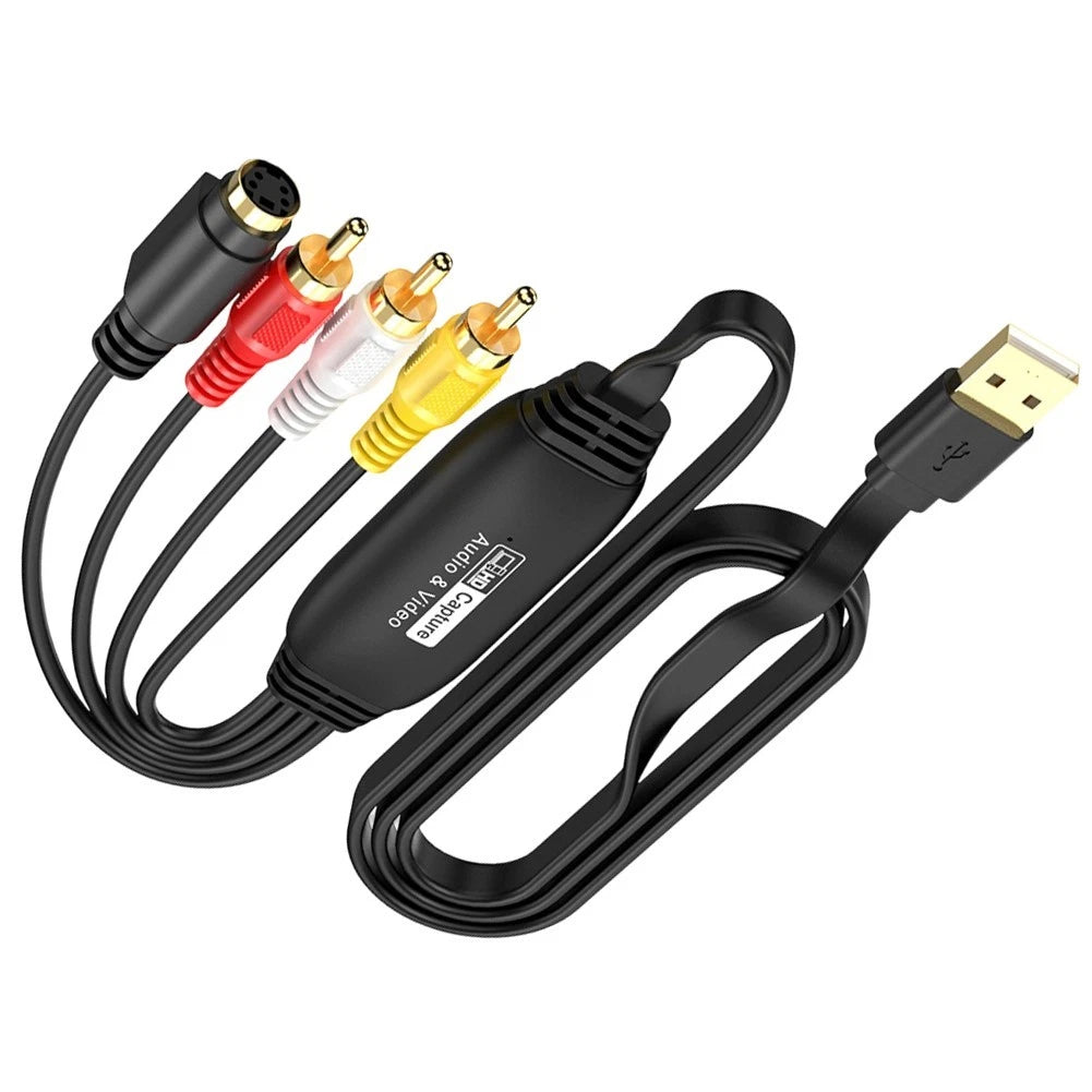 USB 2.0 Video Converter for VHS to Digital (Automatic Driver Installation)