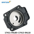Water Pump Case & Sleeve Set for Suzuki Outboard DF25A DF30A (17411-94L00, 17413-94L10)