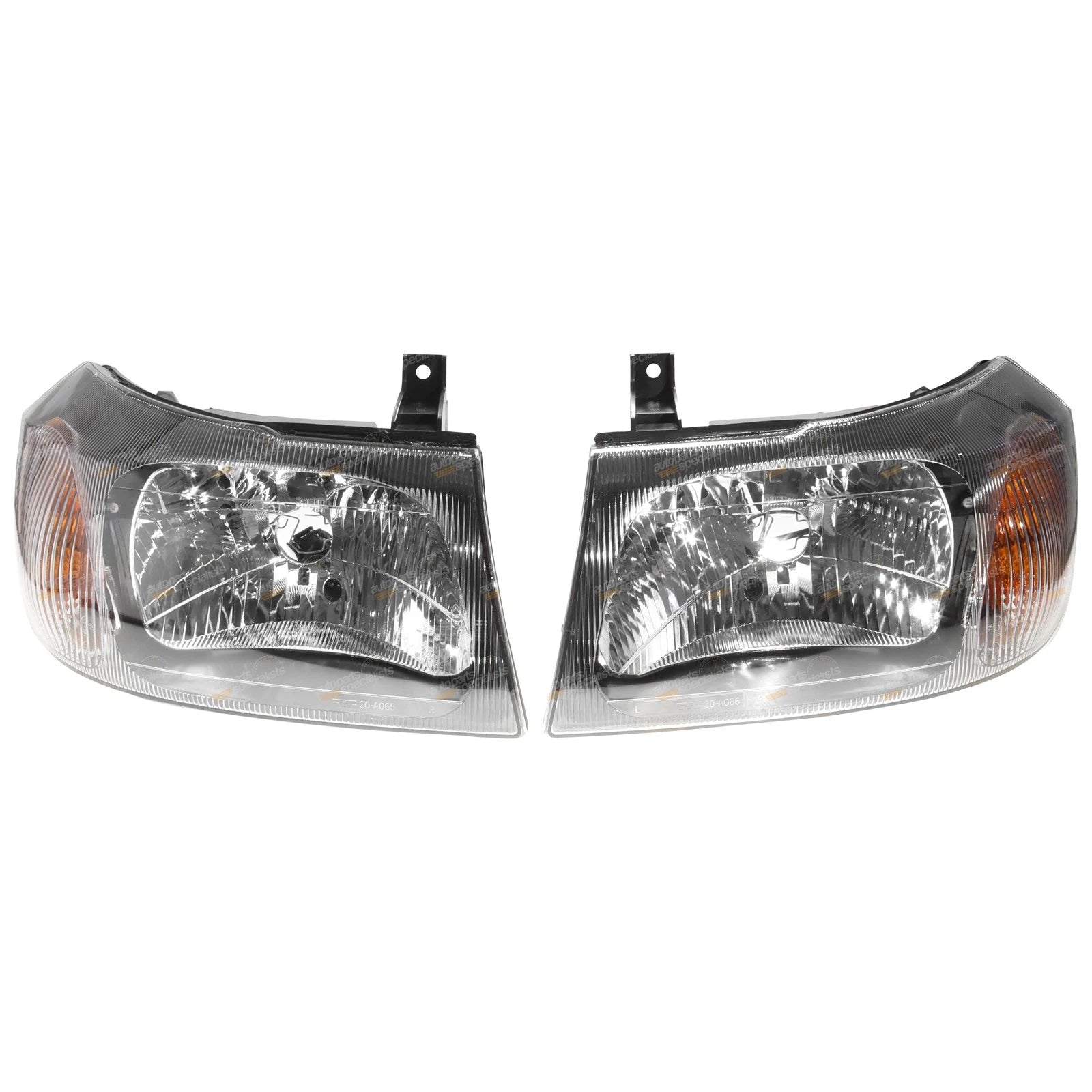 LH+RH Headlights Pair for Ford Transit VH/VJ (2000–2006)