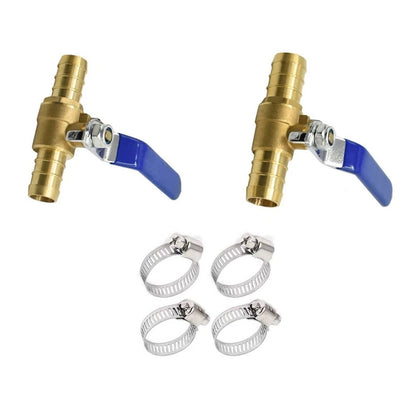 34 Inch Hose Shutoff Valve Kit for Immediate Setup