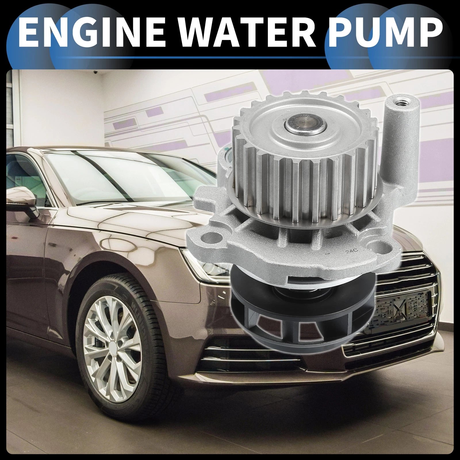 Water Pump Replacement for Volkswagen Beetle (1998–2011) for Audi A3 (1999–2010)