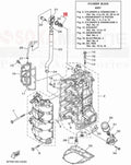 Thermostat Repair Kit for Yamaha Outboard (6EK-12411-00, 6EK-12412-00)