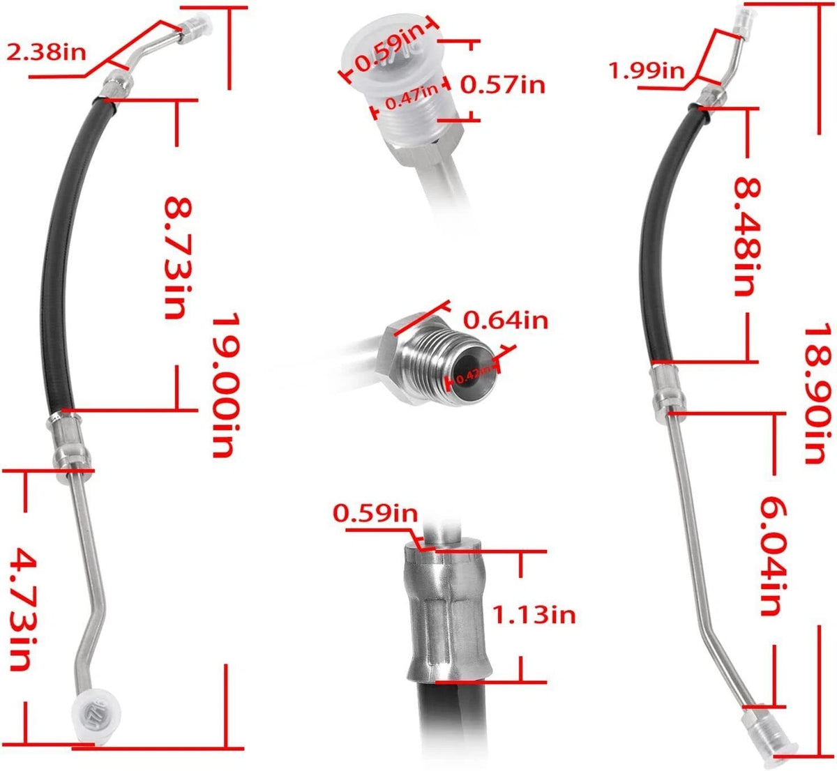 Hydraulic Hose Line Kit for Volvo Penta DPH (3863405)