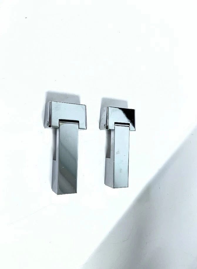 2X Stainless Steel Block Hinge for