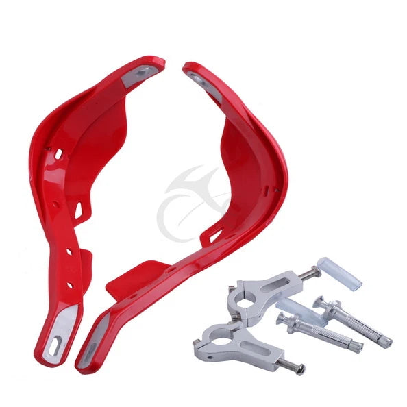 7/8" Red Brush Handguards for Honda XR CR XL TRX CRF (250–400)
