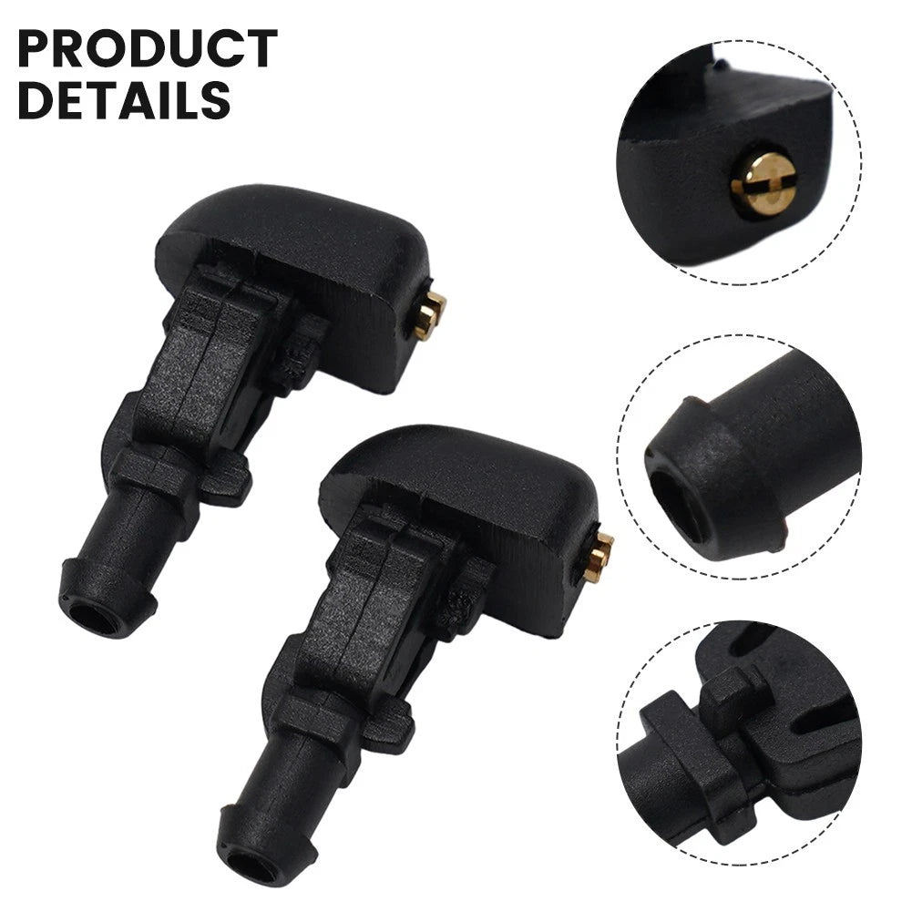 Pair Windshield Washer Fluid Jet Nozzle For Ford F-150 for flex 3W7Z17603AA