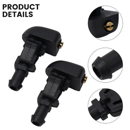 Pair Windshield Washer Fluid Jet Nozzle For Ford F-150 for flex 3W7Z17603AA