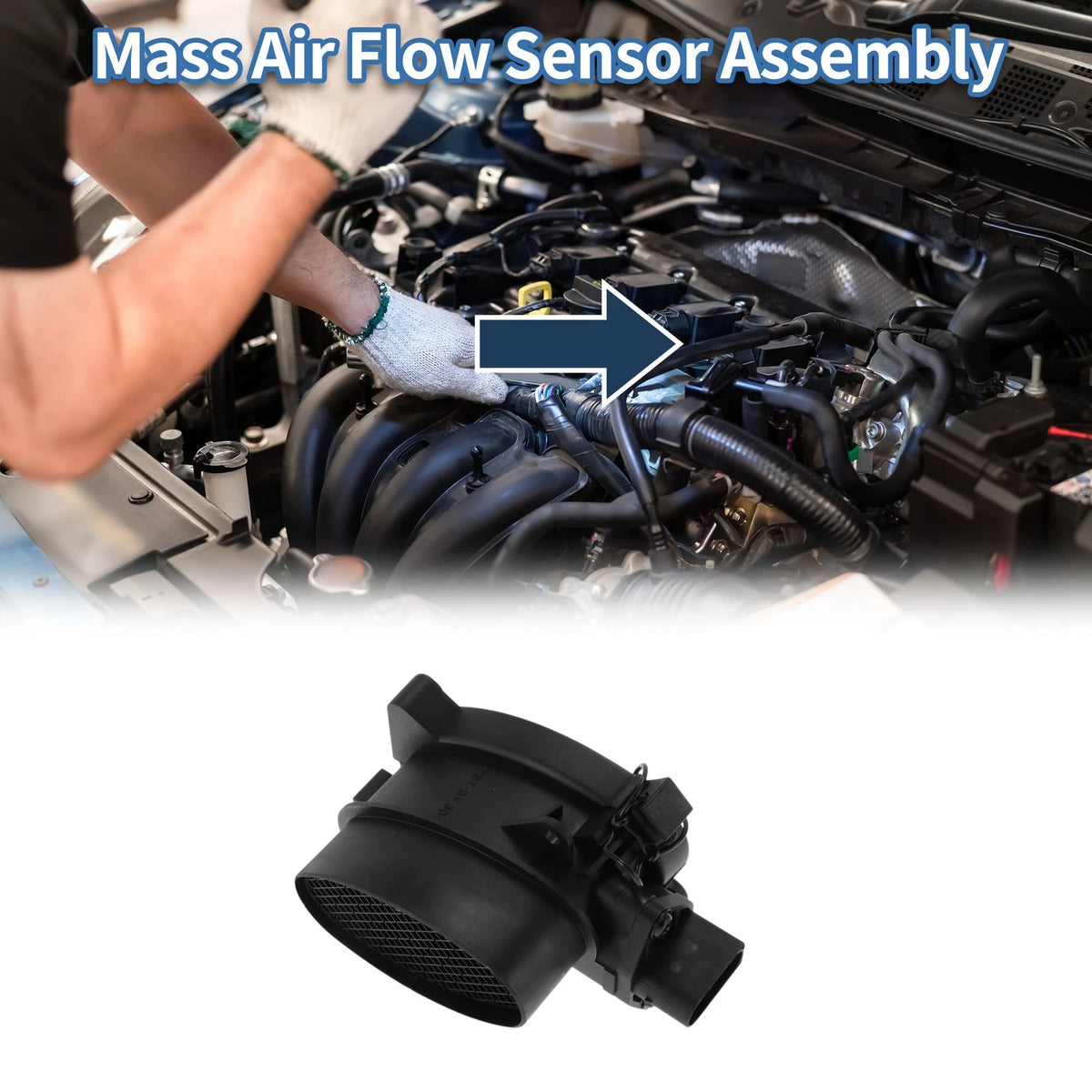 Mass Air Flow Sensor Assembly No.MHK101130 for MG ZT (2001–2005)